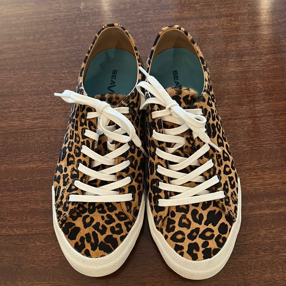 SeaVees leopard print women’s sneakers 8.5